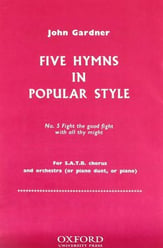 Fight the Good Fight with All Thy Might TTBB choral sheet music cover